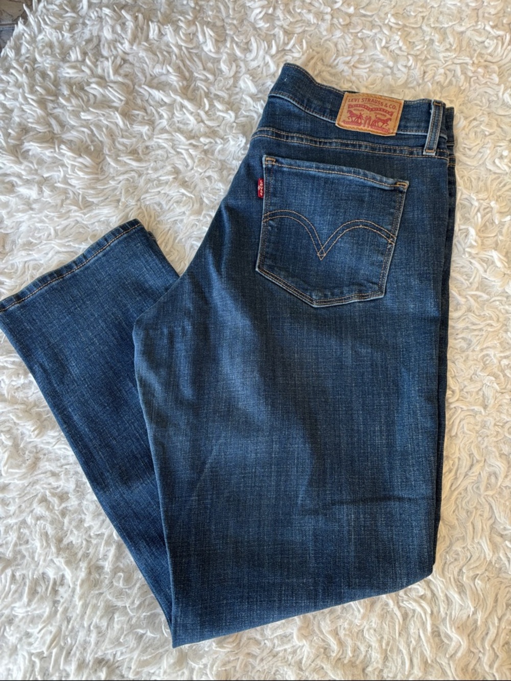 Levi's Women’s Indigo Straight Jeans